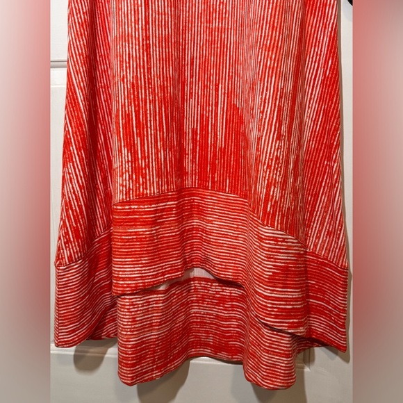 H by Halston Sleeveless Midi Hi-Lo Hem Summer Dress - Picture 3 of 7